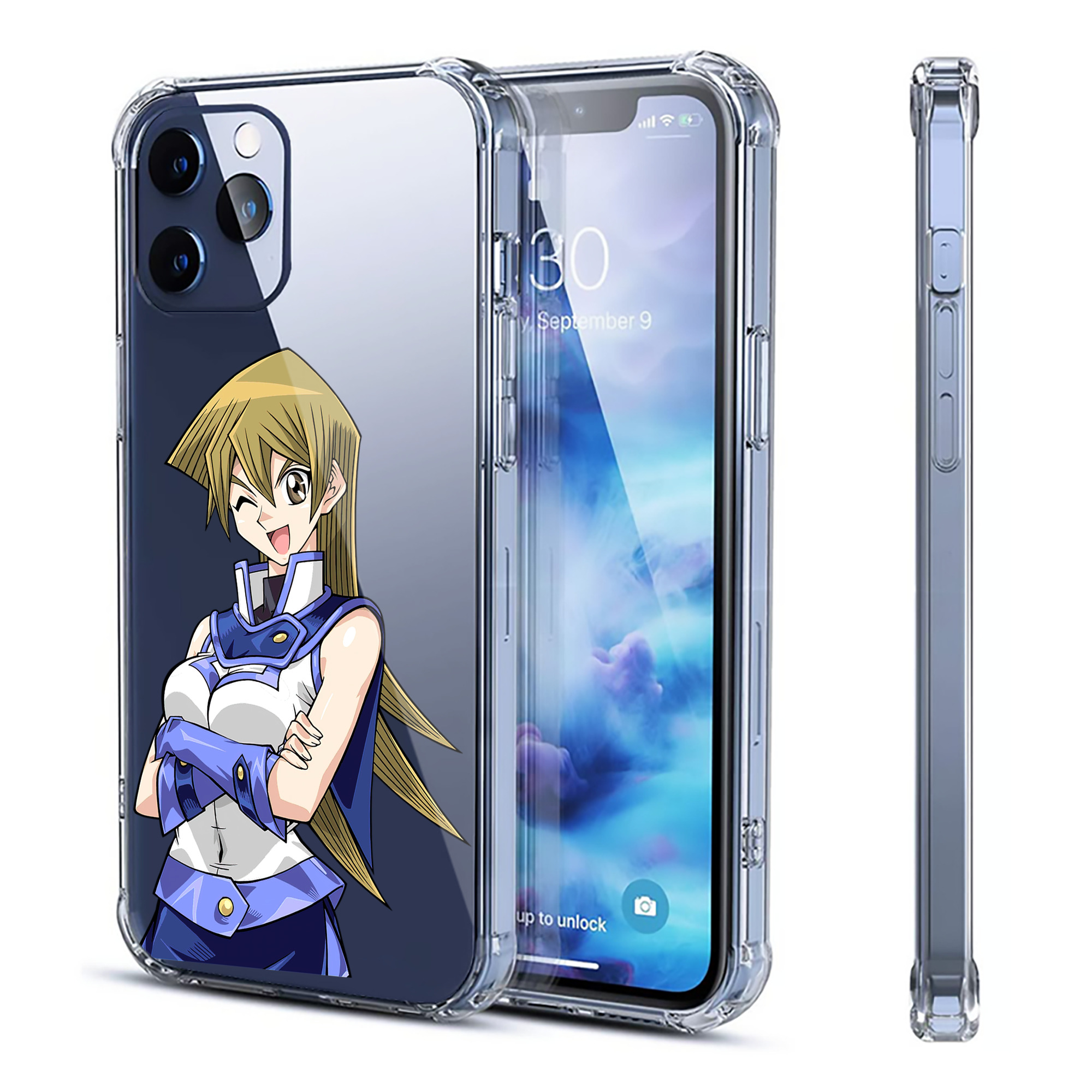 （画像用） 遊☆戯☆王 Yu-Gi-Oh! 【iPhone 12シリーズ対応】透明スマホケース（クリアソフトケース）